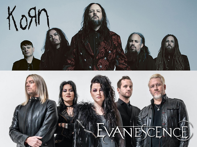 Korn and Evanescence Announce U.S. Tour